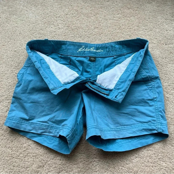 Eddie Bauer Women’s Heritage Wash Chino Shorts - Size 10 - EUC - Cotton Blend - Picture 5 of 9